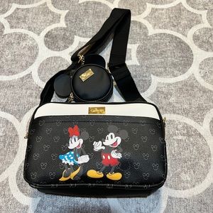 Mickey and Minnie Mouse Crossbody